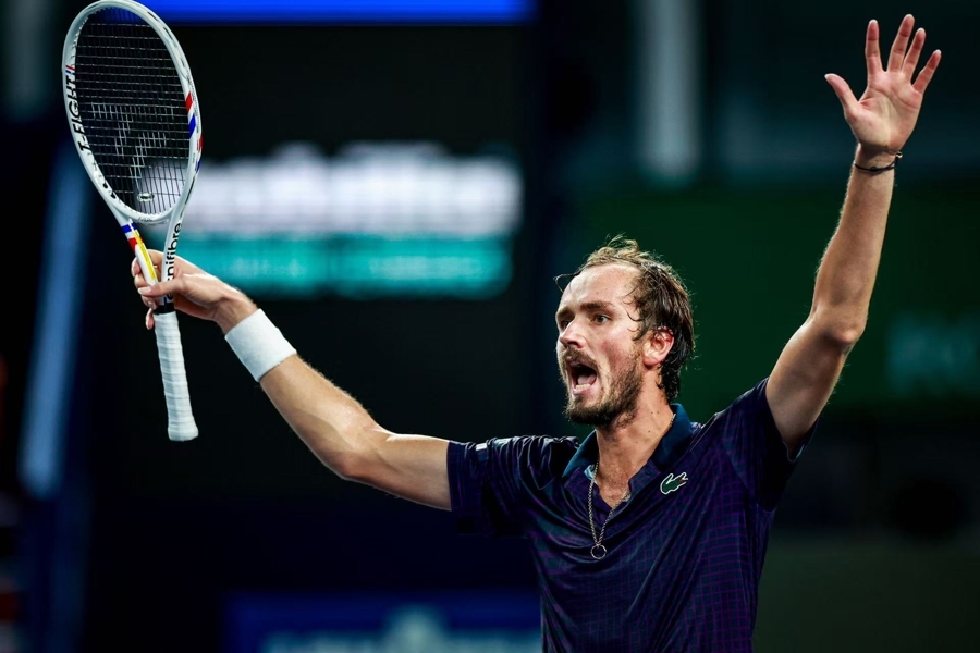 Российский теннисист Медведев возвращается в «Финал четырех» турнира Rolex Shanghai Masters шесть лет спустя