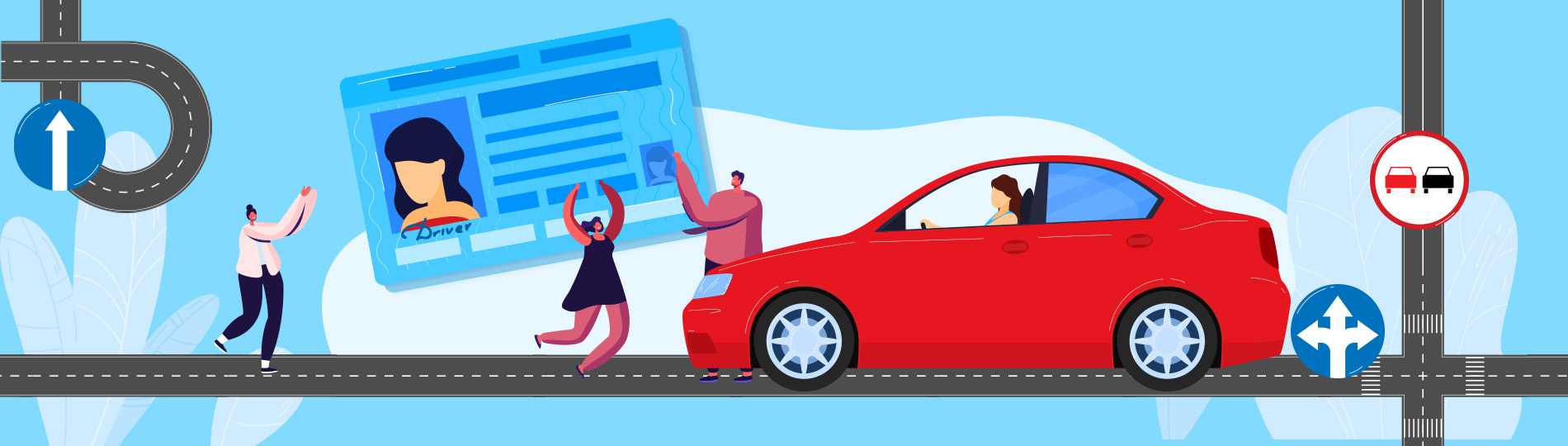 Временное водительское удостоверение