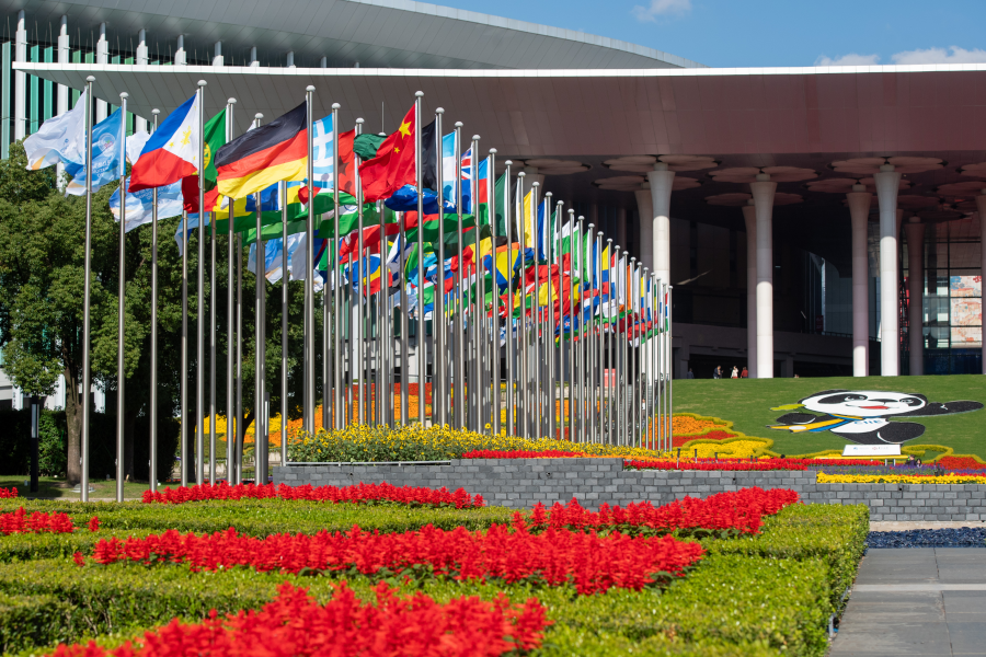 Схемы стендов 8-го Китайского международного импортного ЭКСПО