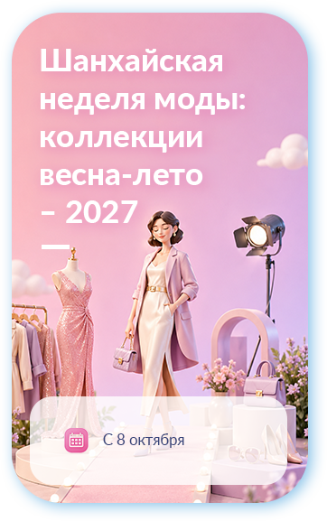 Шанхайская неделя моды: коллекции весна-лето – 2027